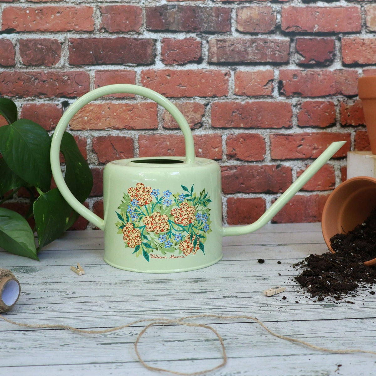 Gieter Willliam Morris – 1,2L | Stijlvolle gieter met bloemenprint - Tuinkabouter Chrisje