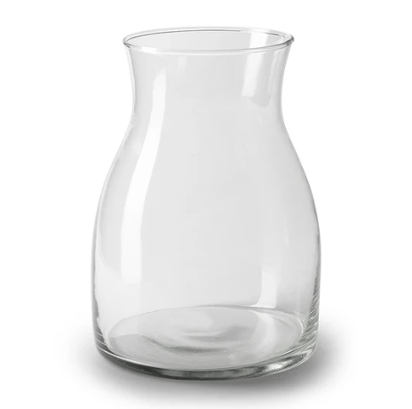 Glazen vaas ‘Luna’ – H20 × Ø14 cm - Tuinkabouter Chrisje