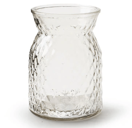 Glazen vaas 'Serra' h16 d12cm - Tuinkabouter Chrisje