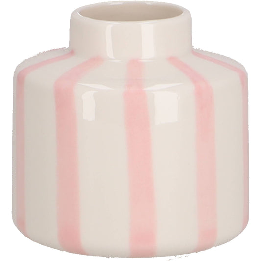 Keramische vaas "Stripes" - Tuinkabouter Chrisje