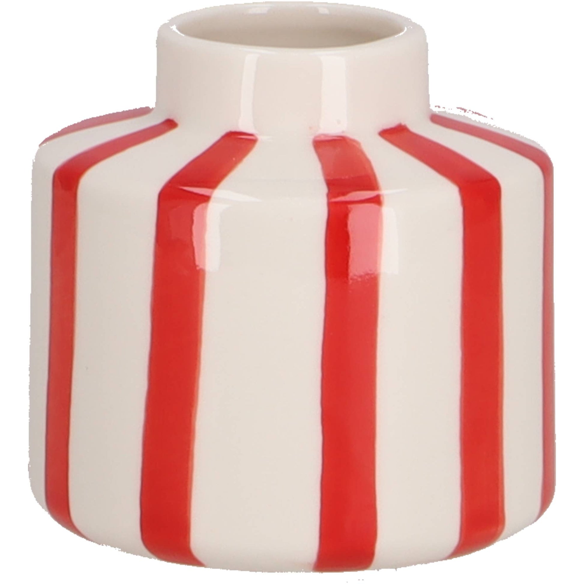 Keramische vaas "Stripes" - Tuinkabouter Chrisje