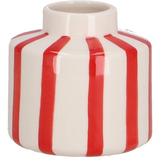 Keramische vaas "Stripes" - Tuinkabouter Chrisje