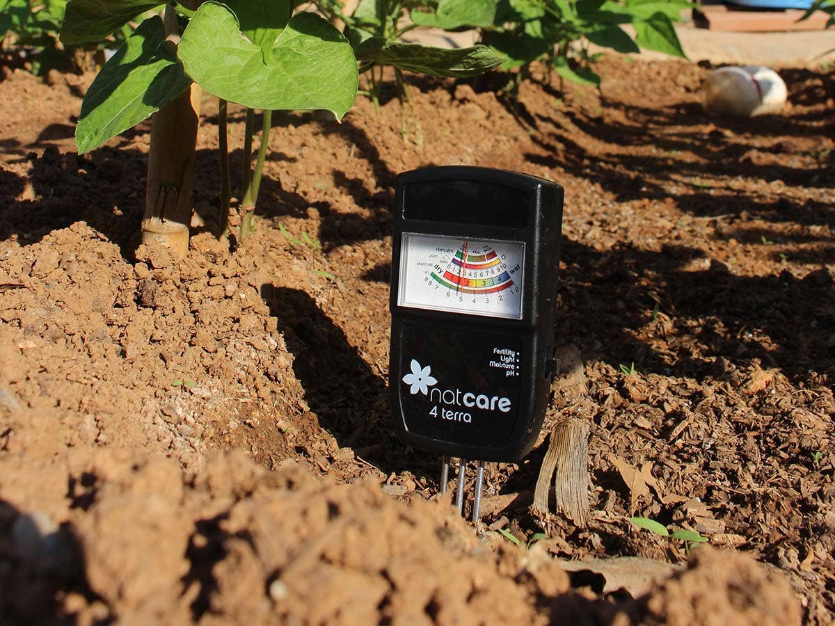 PH - + vocht+vruchtbaarheidsmeter voor de bodem - Tuinkabouter Chrisje