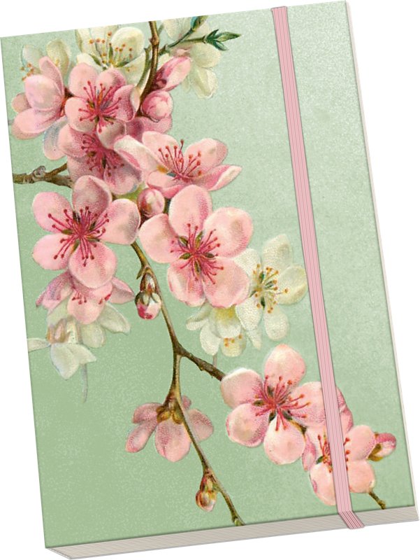 Notaboek A5 Vintage bloemenprint - Tuinkabouter Chrisje