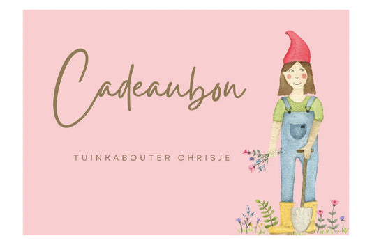 Cadeaubon Tuinkabouter Chrisje - digitaal - Tuinkabouter Chrisje